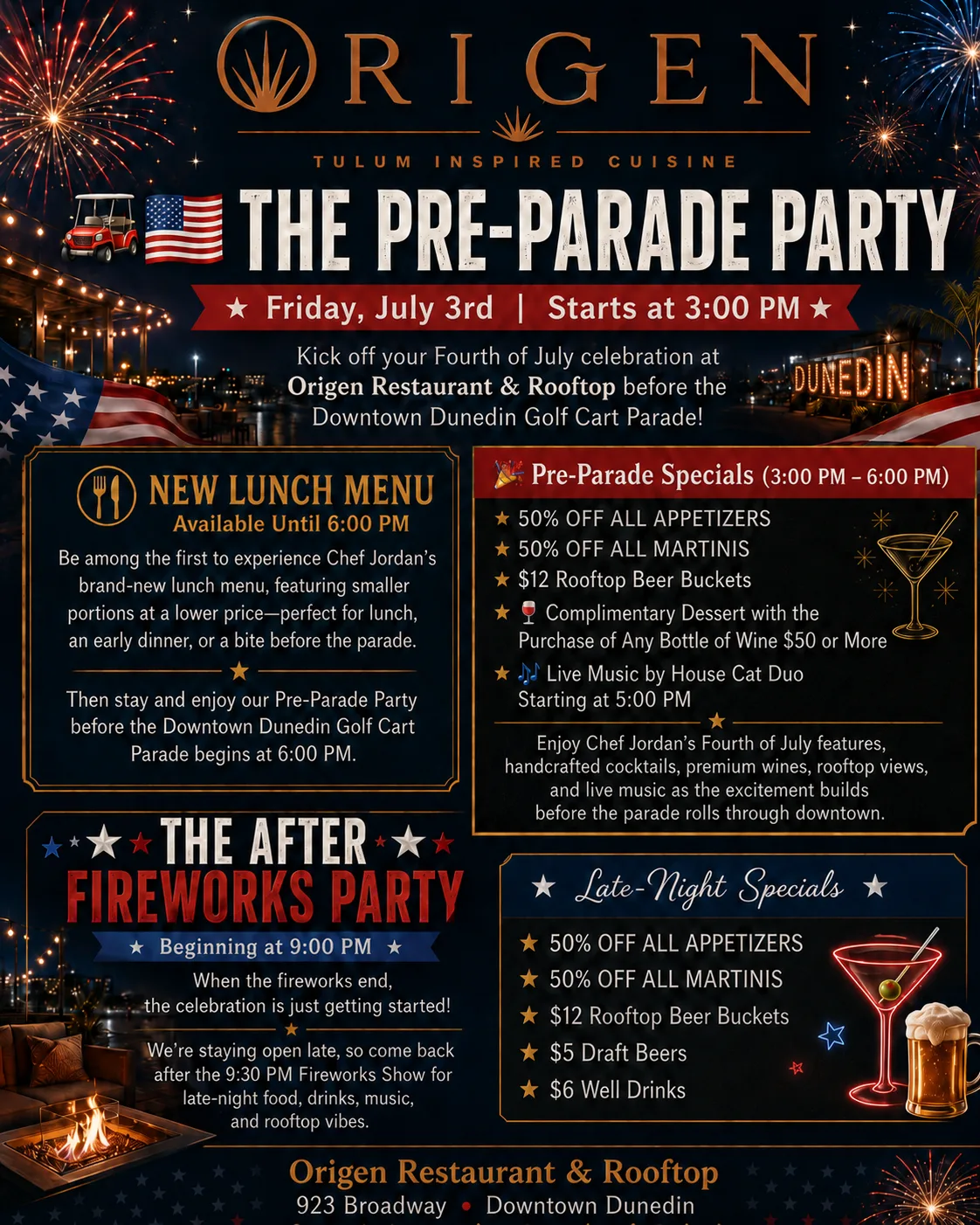 4th of July Pre-Parade Party